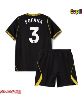 Chelsea Wesley Fofana #3 Echipament de Fotbal Replică 2026-27 Copii Deplasare (+ Șorturi)
